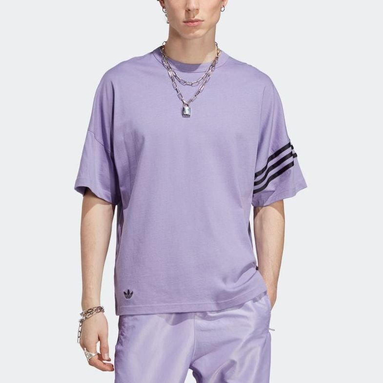 

Футболка Neuclassics мужская сиренево-фиолетовая Adidas Originals, сиреневый