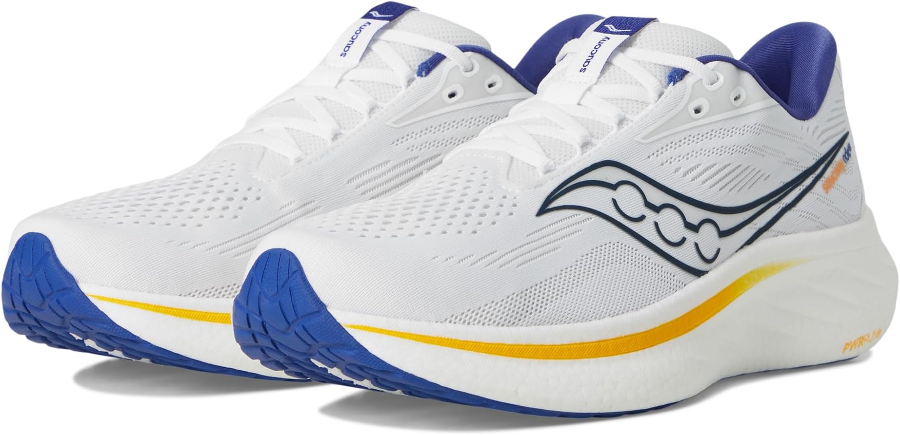 

Кроссовки Saucony Ride 18, цвет White/Azurite