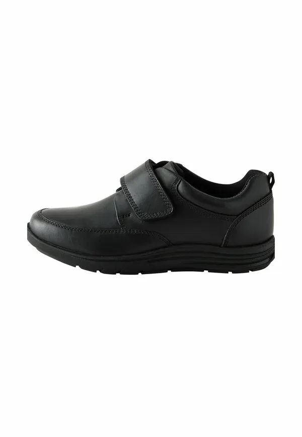 Туфли кожаные Wide fit school shoes Next black, черный