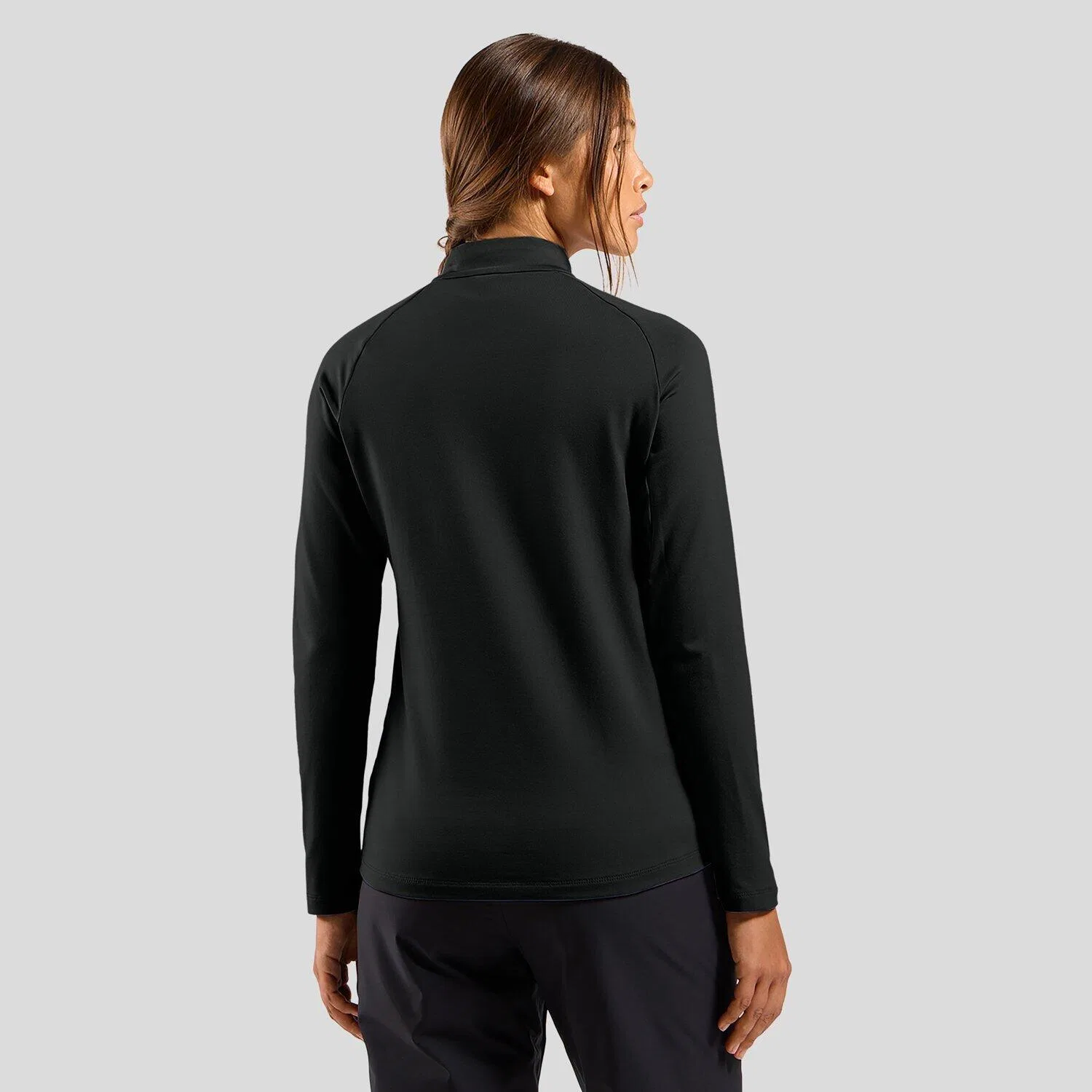 Детский флисовый свитшот Essential Light Odlo, Schwarz — фото 4