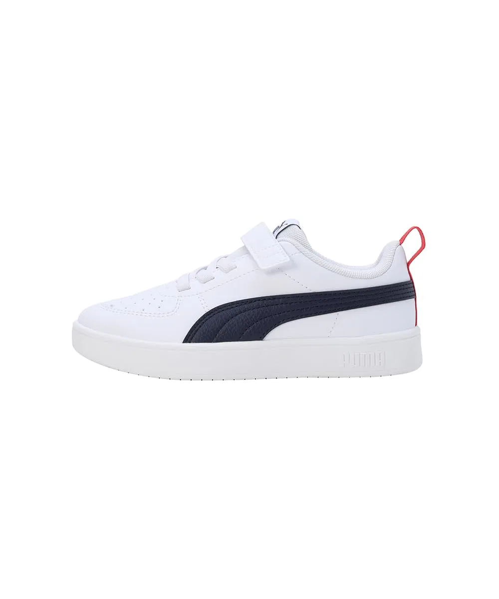 Детские кроссовки с эластичной застежкой Rickie Ac PUMA, White Blue — фото 2