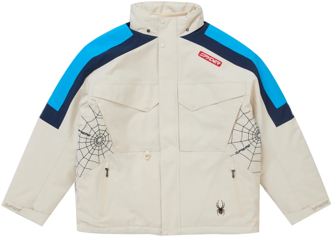 Мужская куртка из технической ткани с моделью Jacket Supreme, White — фото 3