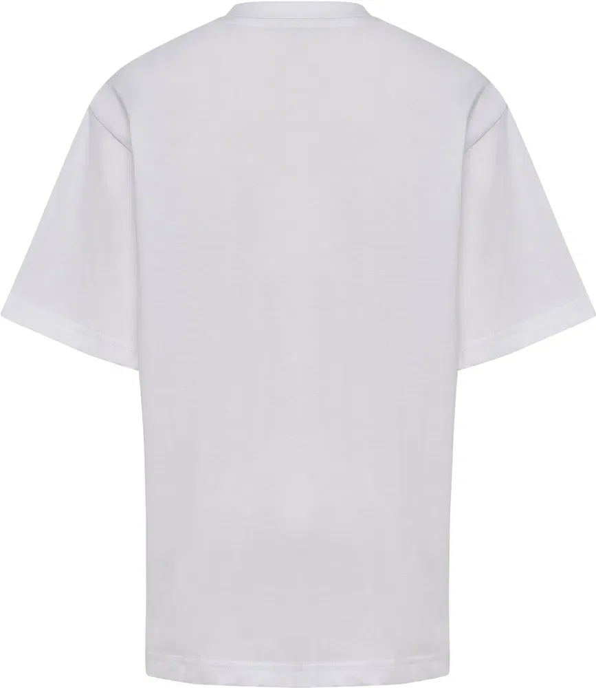 Футболка свободная с принтом пчелы Hmljr Loose T-Shirt S/S Hummel, белый — фото 2