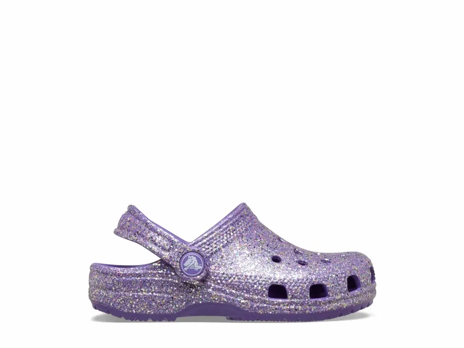 Сабо Classic Fantasy Glitter, Crocs, фиолетовый — фото 4