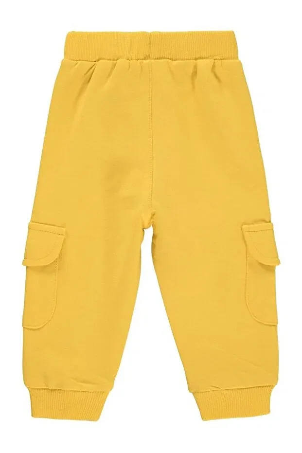 Детские брюки для девочек скинни хлопковые Cargo pocket pack jogger Civil Baby, Honey Yellow — фото 3
