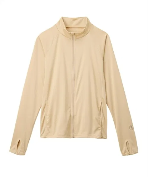 Детский рашгард с длинным рукавоми защитой от ультрафиолета QUNTSTYLE, Beige