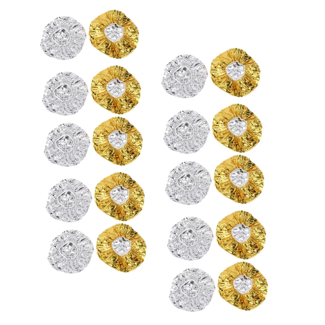 Шапочка для душаs Aluminium Foil, 20 Pack, NULYLU
