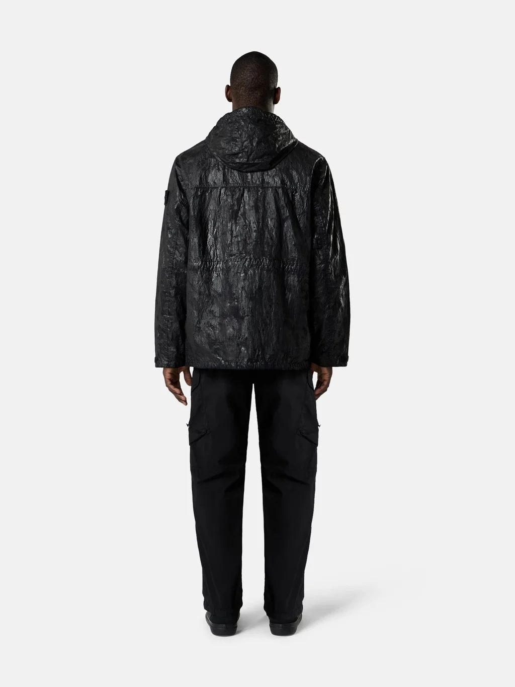 Мужская куртка с капюшоном Stone Island With Multiple Pockets, черный — фото 4