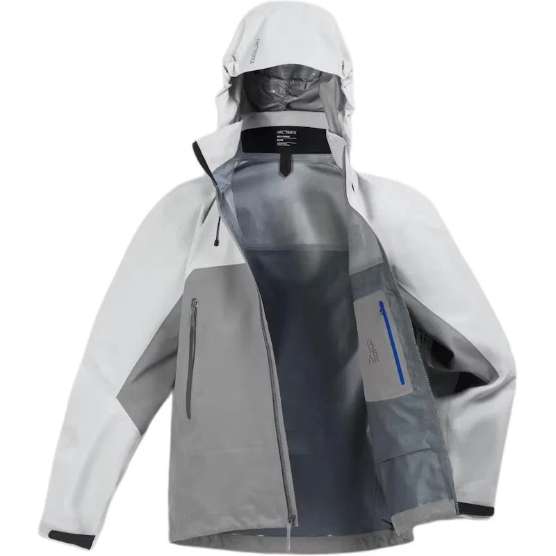 Ветровка Colorblock Hooded Jacket, Arcteryx, Rock Gray Green/Driftwood White/Cloud Mist Blue/Headwaters — фото 4
