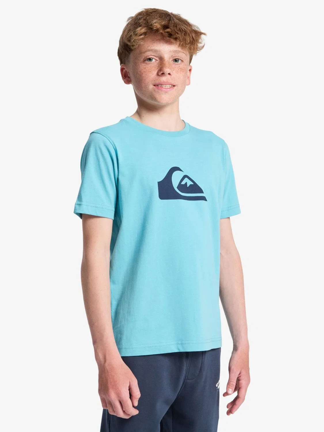 Футболка с принтом Quiksilver Blue Comp, синий — фото 2