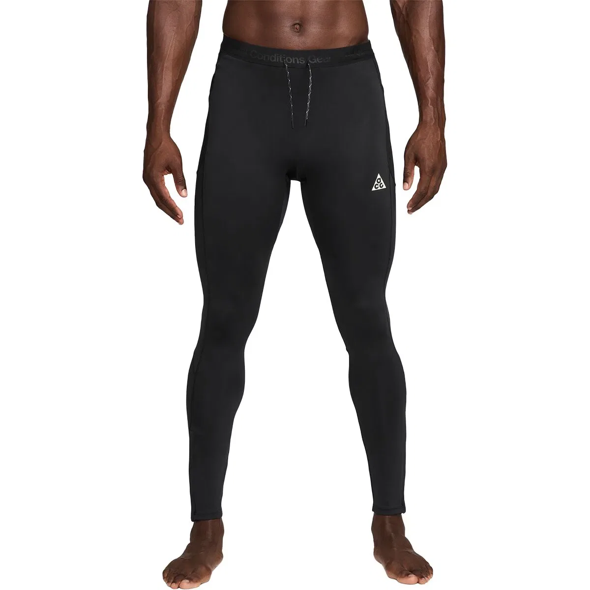 Мужские лосины с компрессией ACG Dri-FIT ADV Trail Lunar Ray Tight Nike, Black/Summit White