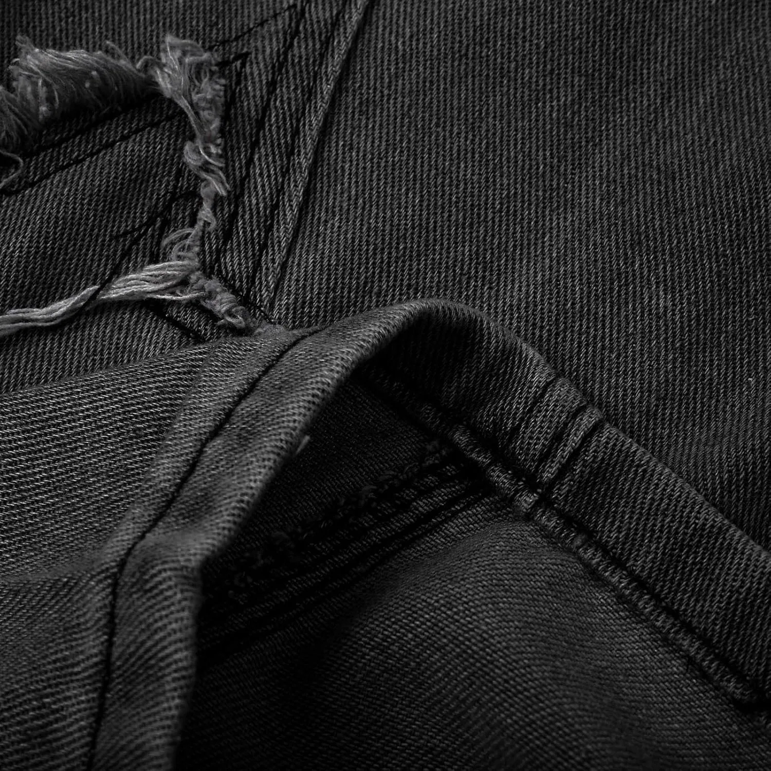 Джинсы свободные Vintage Streetwear, G- Black — фото 3