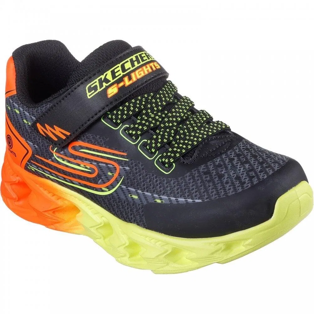 Детские кроссовки с липучкой Vortex 2.0 Quantroid Skechers, Schwarz — фото 3