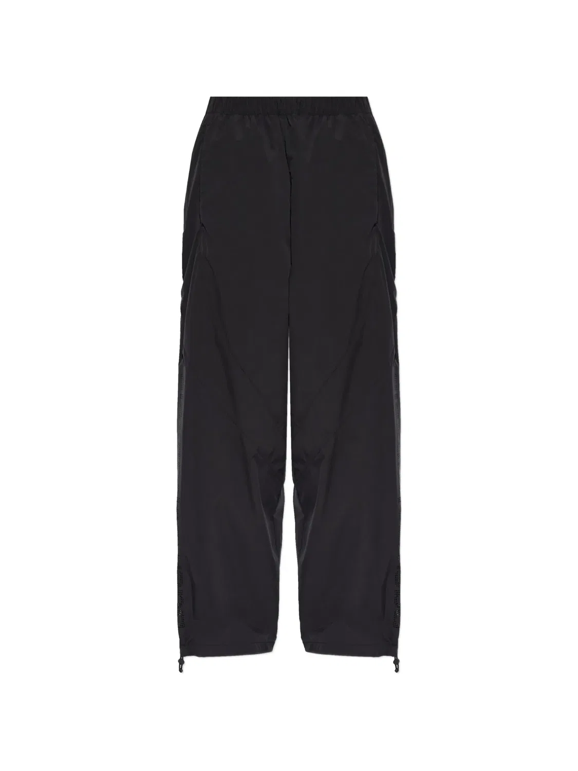 Трековые брюки с кулиской, черные Alexander Wang, черный