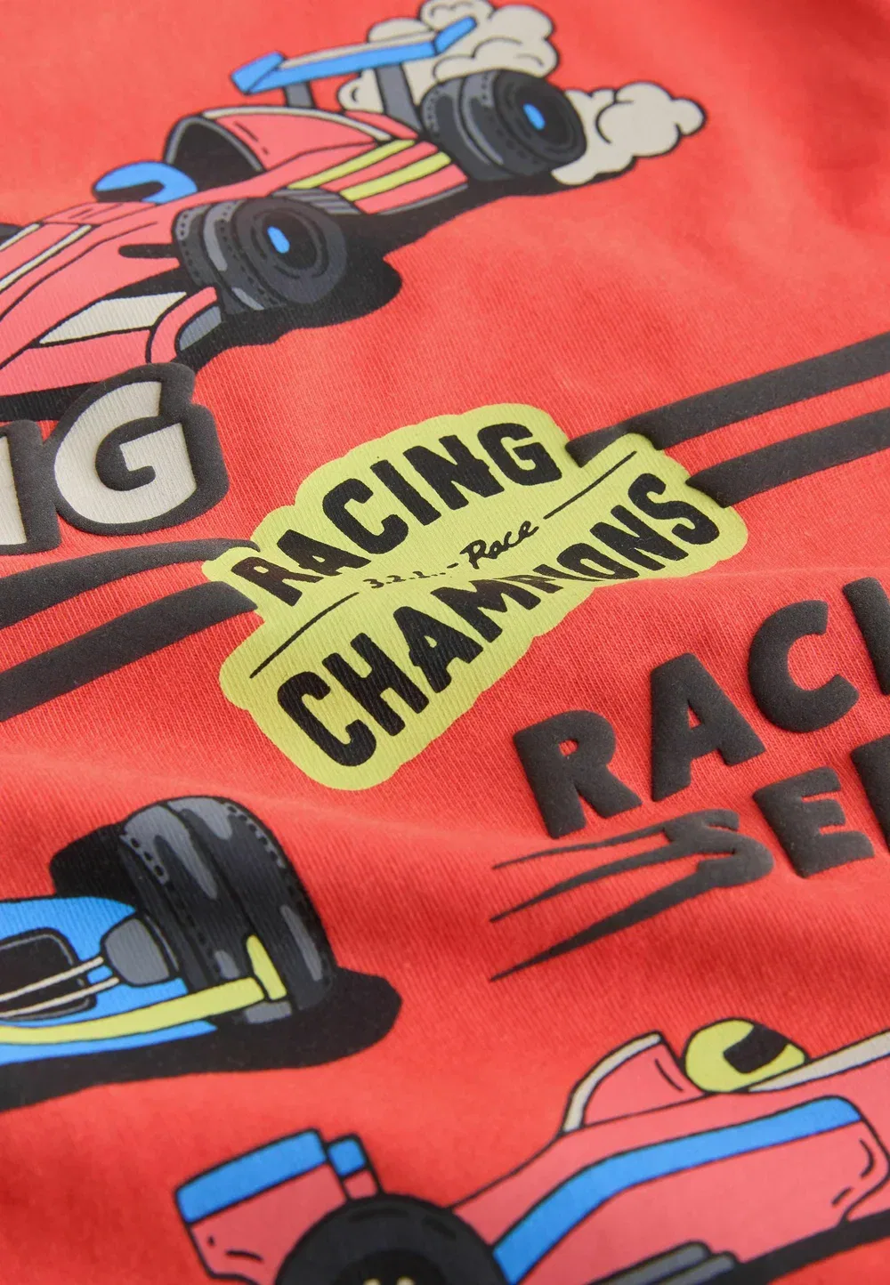 Футболка с длинными рукавами и графическим принтом, стандартного кроя Next, Red Racing Car — фото 2