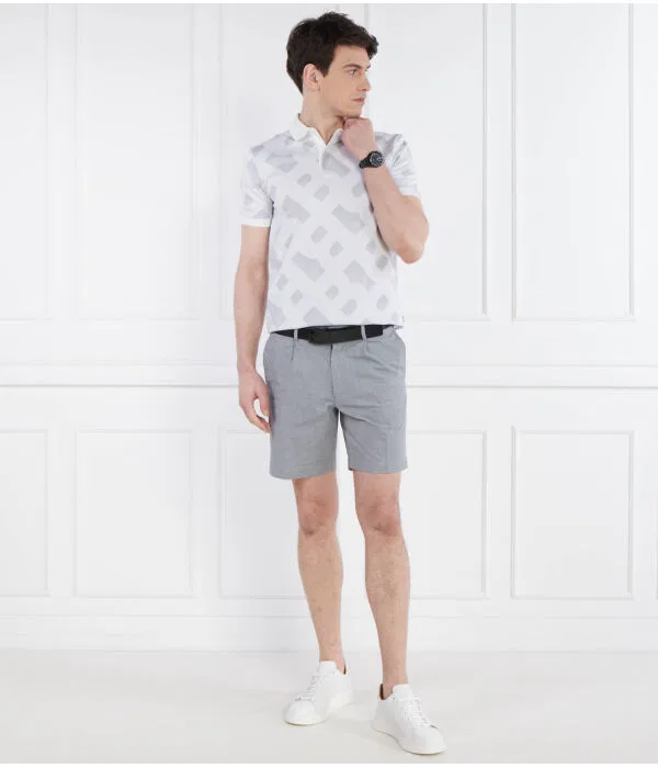 Мужские шорты чинос из хлопка Kane Chino BOSS, серый — фото 2