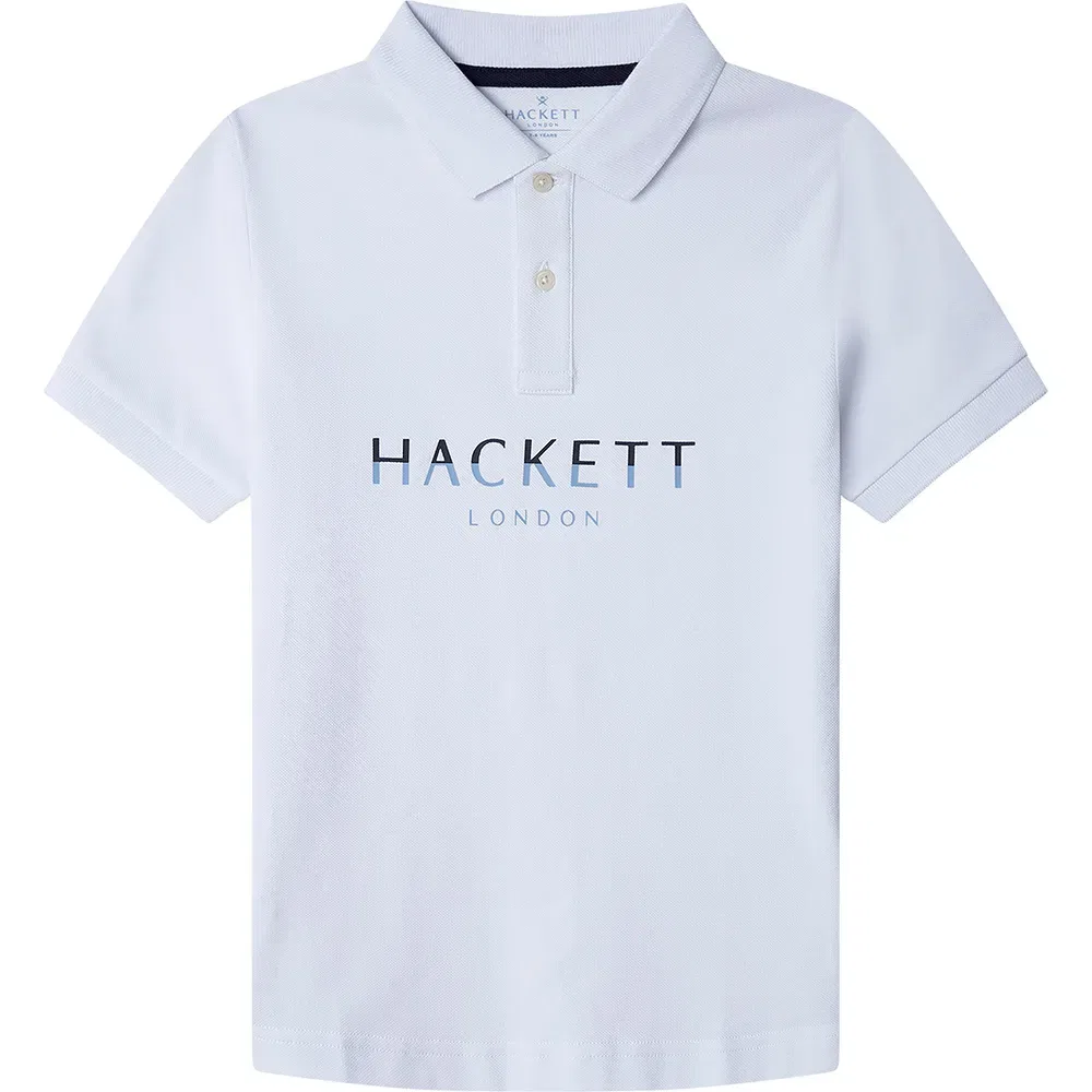 Поло с коротким рукавом Hackett, белый