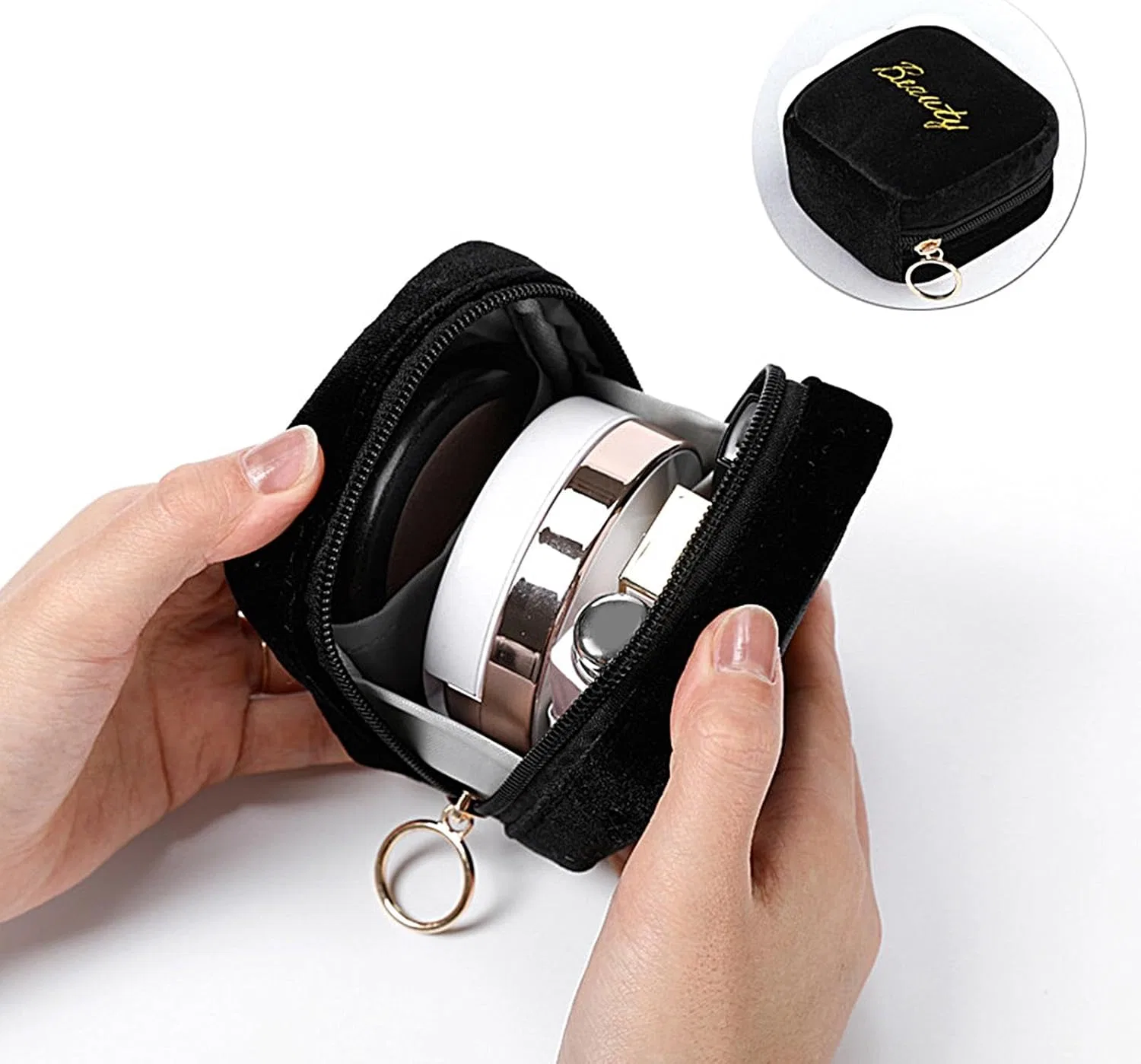 Косметичка для губной помады, Travel Friendly Organizer, Black Generisch — фото 4