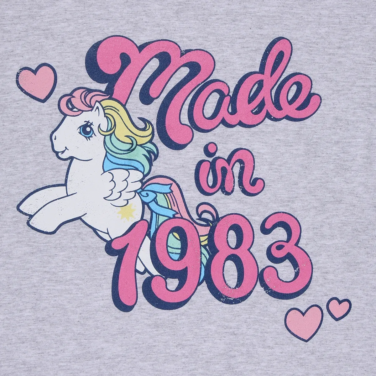 Футболка с принтом Made in 1983 My Little Pony, Grey — фото 3