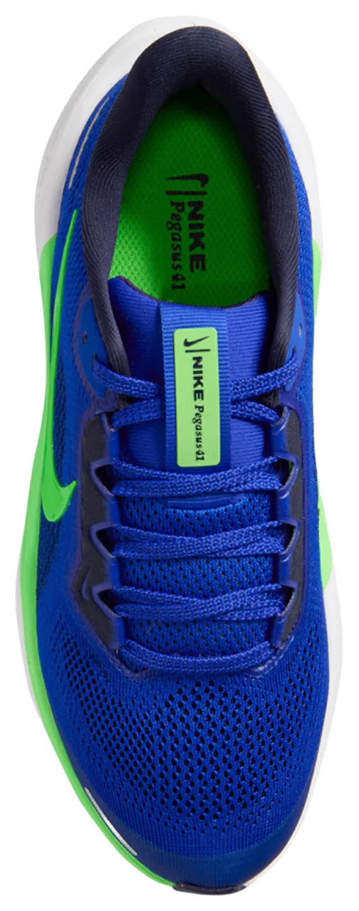 Кроссовки для мальчиков Air Zoom Pegasus 41 Nike, цвет Racer Blue/Green Strike — фото 3