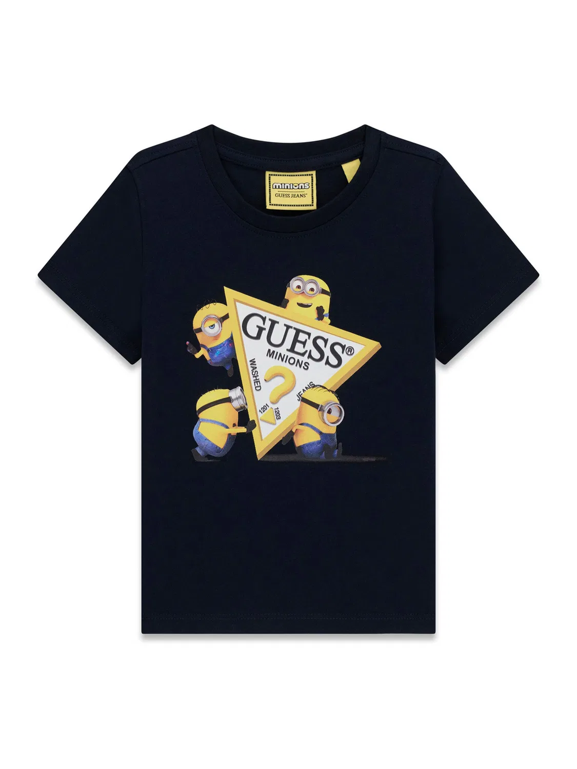 Футболка стандартного кроя для мальчика Guess Jeans, темно-синий