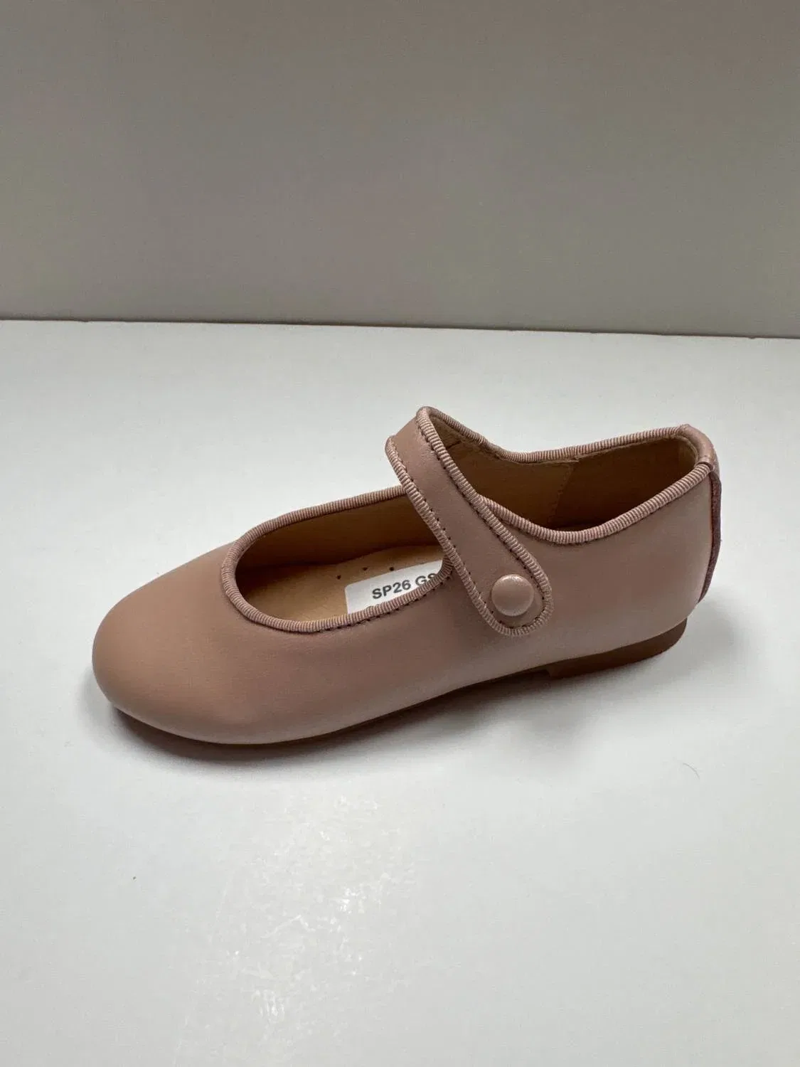Детские туфли для девочек Мэри Джейн из перламутровой кожи Aurora 1936, Pink Pearlized