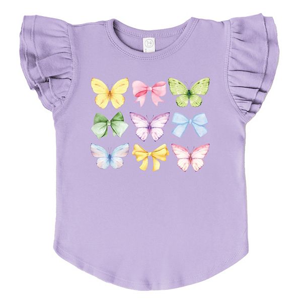 

Футболка с рукавами-бабочками The Juniper Shop, Lavender