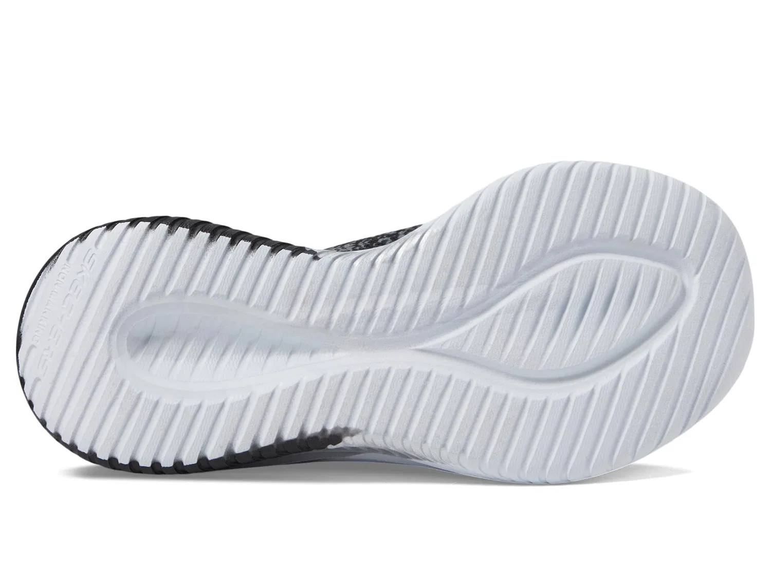 Детские кроссовки для мальчиков с контрастной подошвой Slip Ins Ultra Flex 3.0 Skechers, Black Charcoal — фото 3