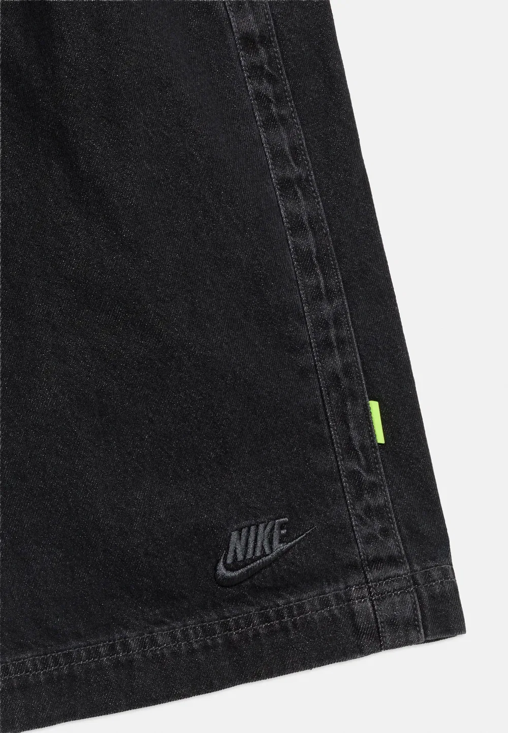 Унисекс - джинсовые шорты Nike Sportswear, Black/Anthracite — фото 3