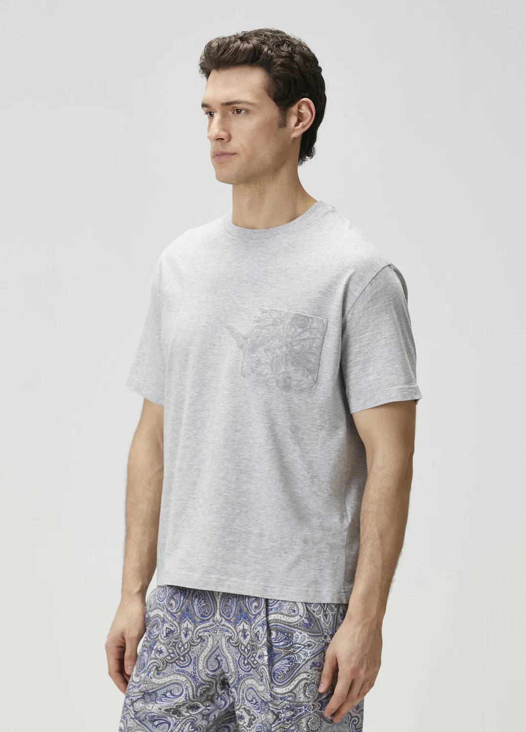 Футболка Etro, серая — фото 3