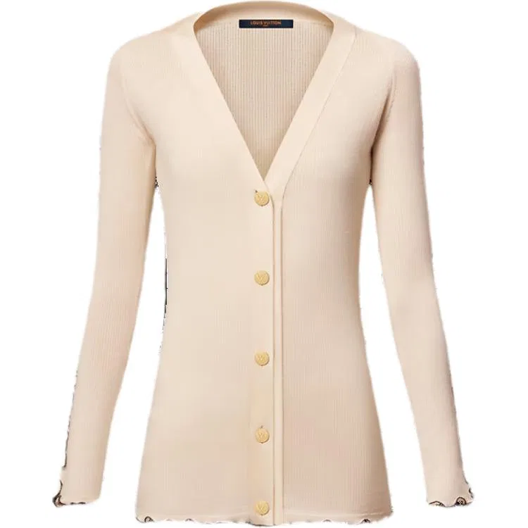 Женский кашемировый свитер Ivory LOUIS VUITTON, Ivory