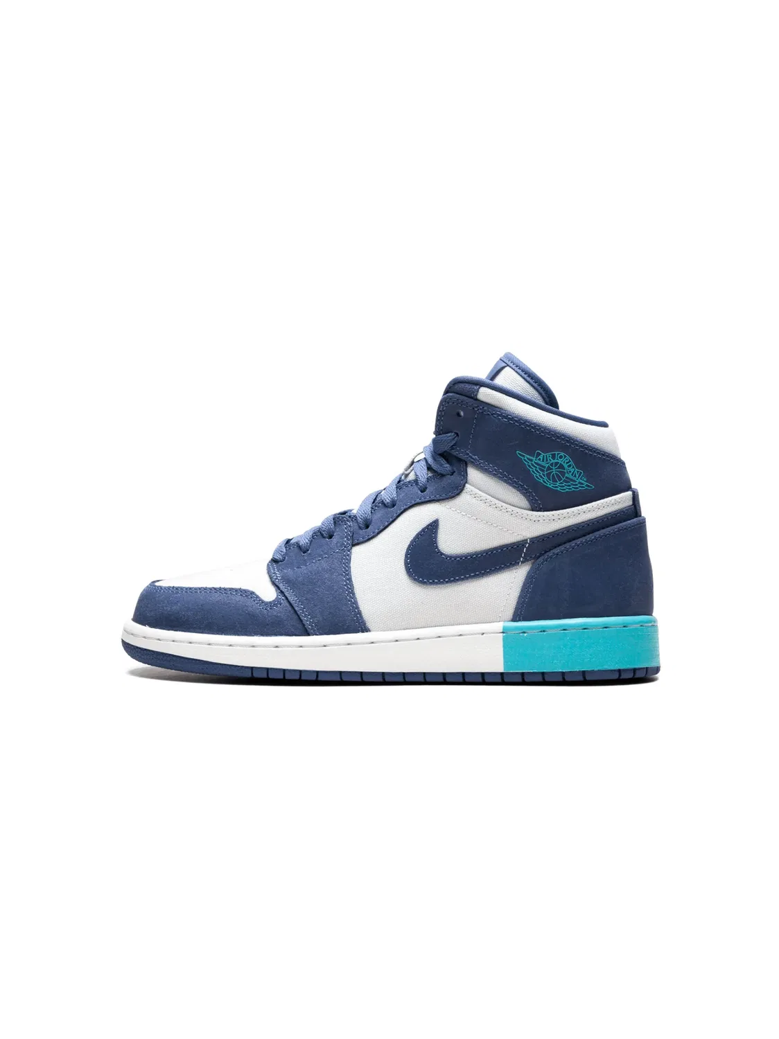 Кроссовки Air Jordan 1 Retro High, синий — фото 3