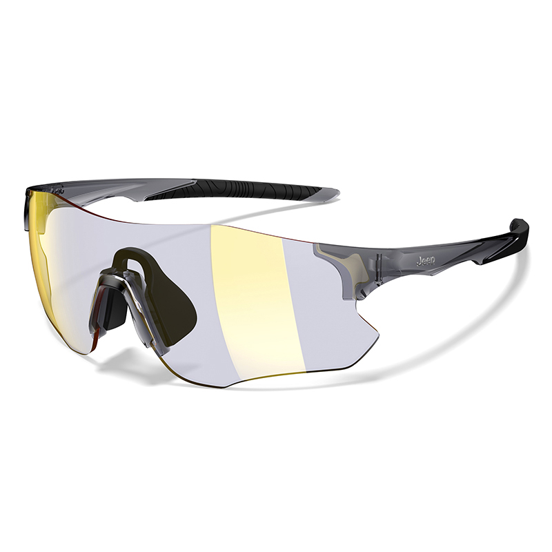 

TR/Memory Plastic Irregular Shape солнцезащитные очки унисекс белые Jeep, jeepr6346-s9/bright transparent серый