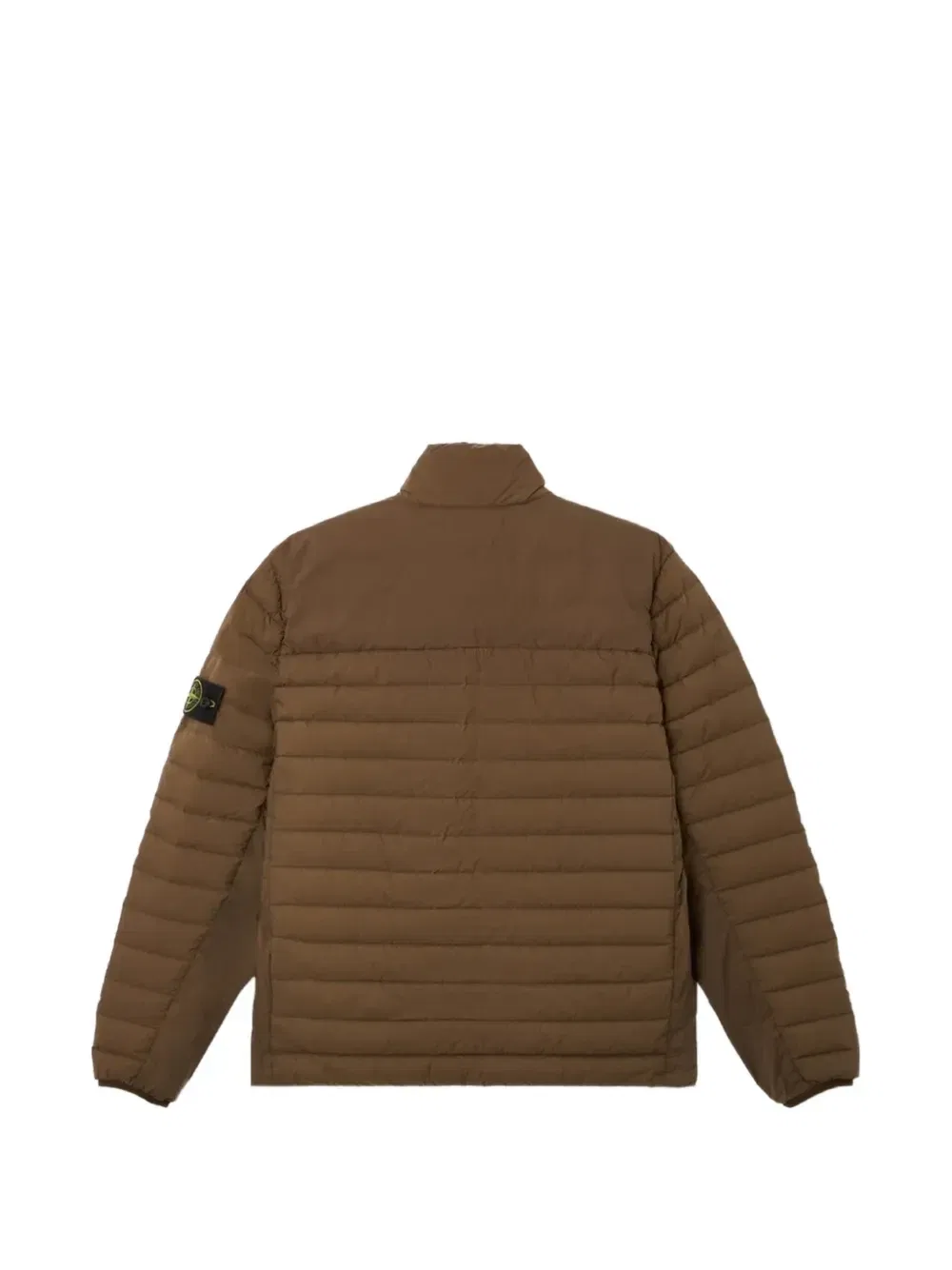 Стеганая куртка с логотипом-нашивкой Stone Island, коричневый — фото 2