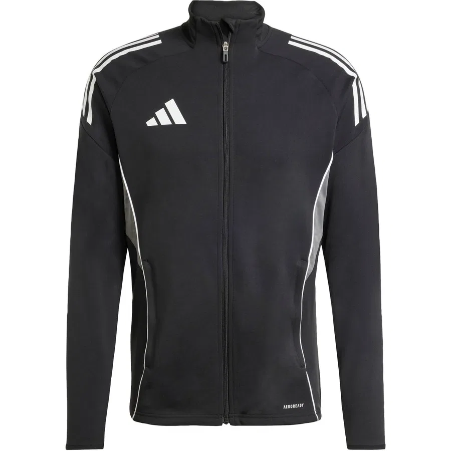Спортивный свитшот с длинным рукавом и молнией Performance IW0408 Tiro 25 Competition Training adidas, Черный — фото 4