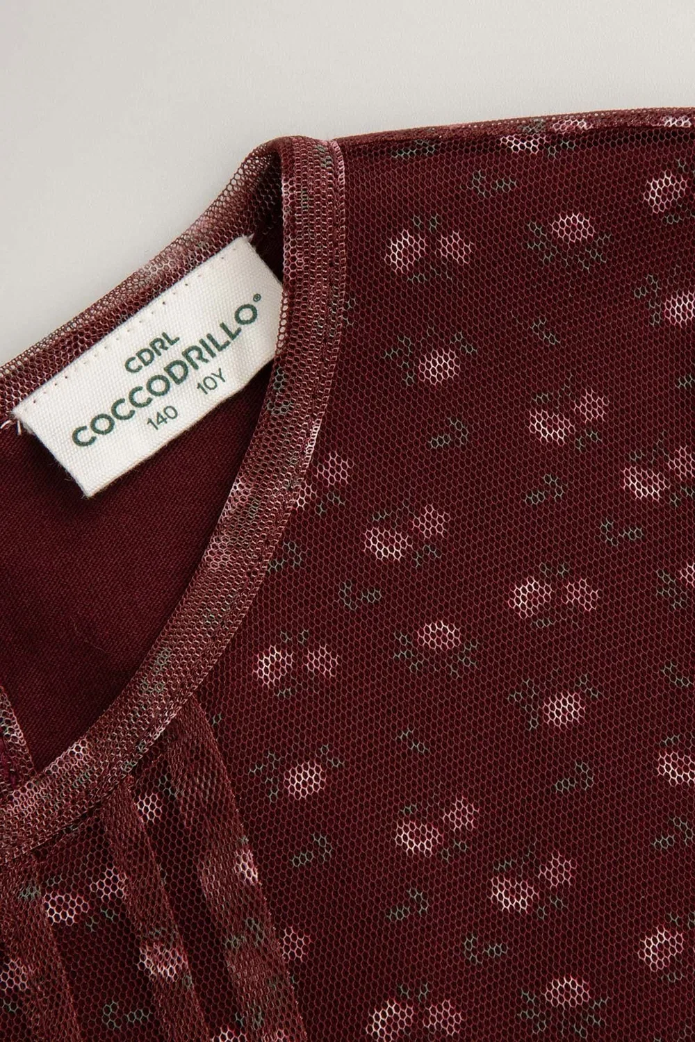 Платье из фатина, темно-красный Coccodrillo — фото 3