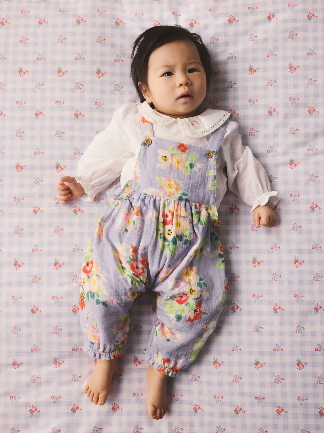Комбинезон и боди, цветочный принт, Cath Kidston Next, сиреневый