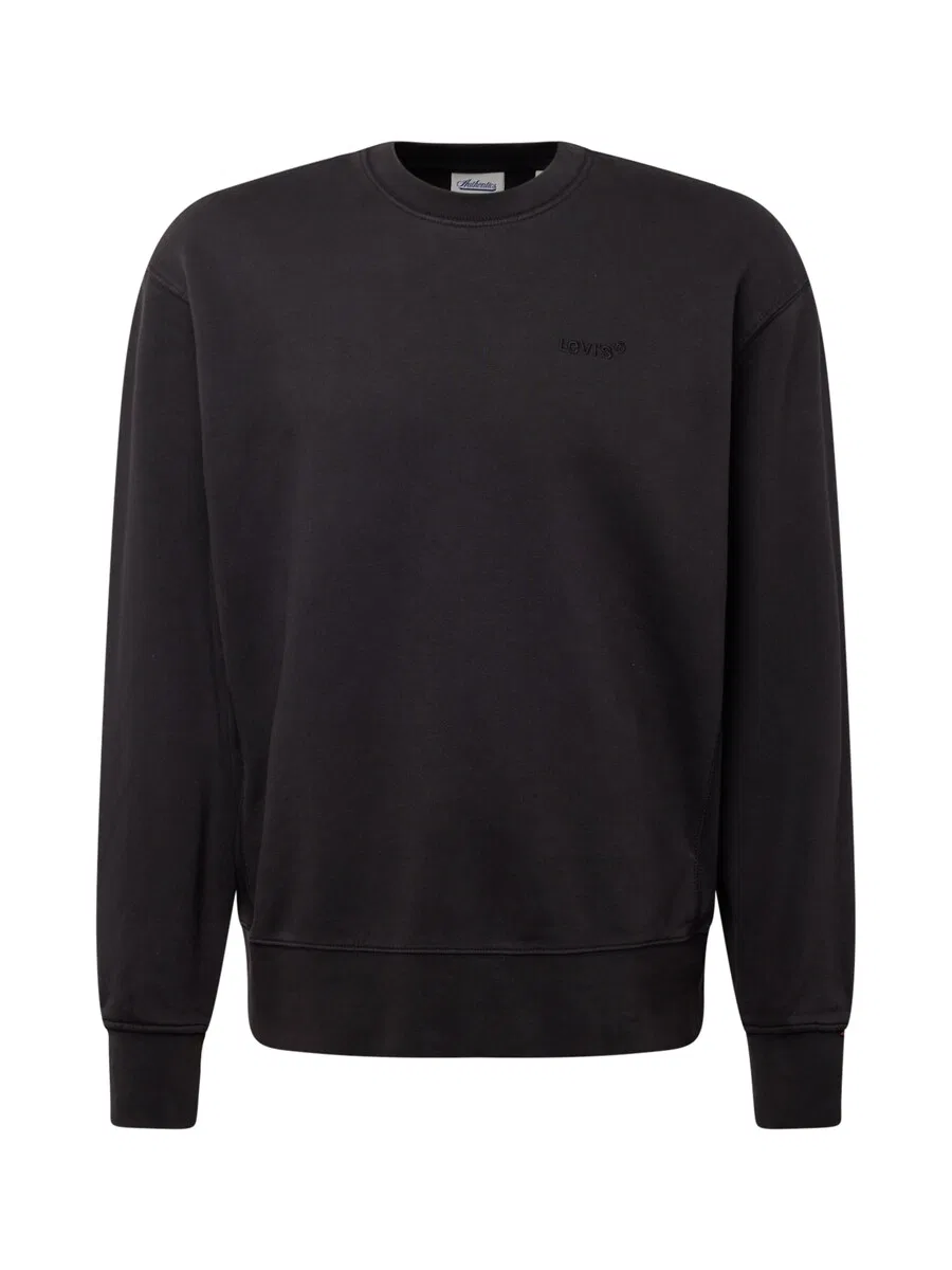 Толстовка LEVI'S «Authentic Crewneck Sweatshirt» черного цвета