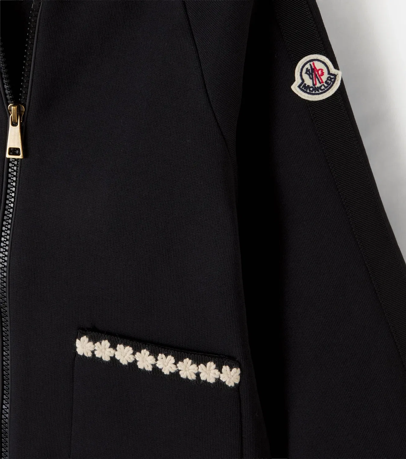 Легкая куртка с капюшоном Moncler Enfant, черный — фото 4