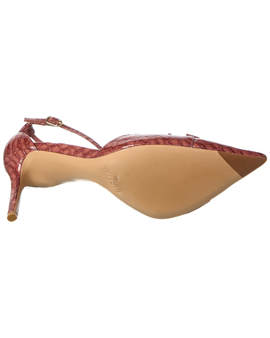 Туфли-лодочки Alexandre Birman Kate 85 с тиснением под крокодила, розовый — фото 4
