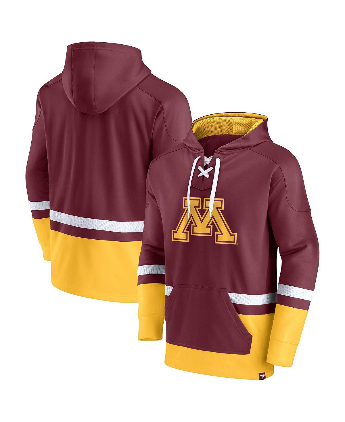 Мужская фирменная толстовка с капюшоном maroon minnesota golden gophers first battle pullover Fanatics - фото