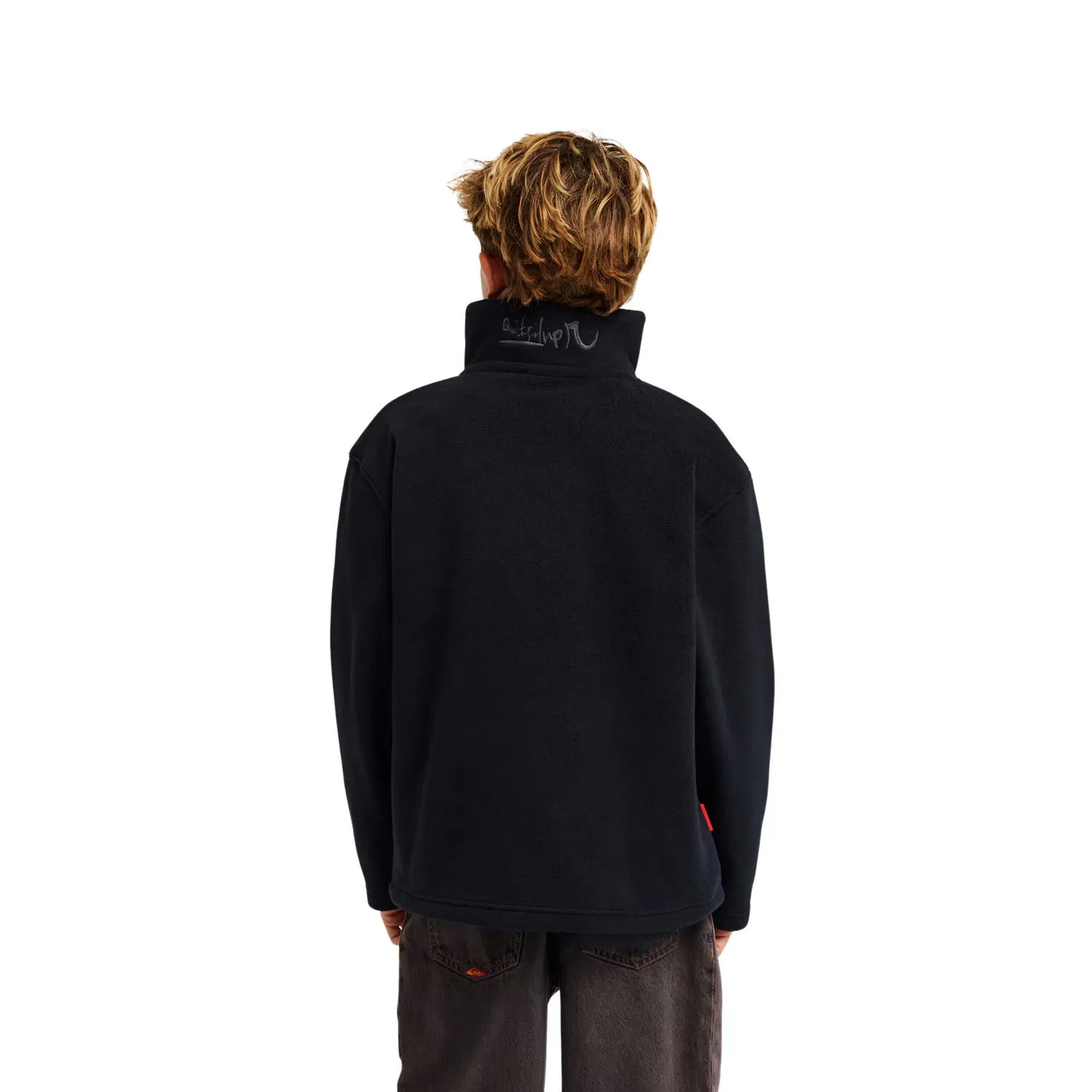 Детская футболка для мальчиков с принтом Young Guns Lazer Quiksilver, Negro — фото 2
