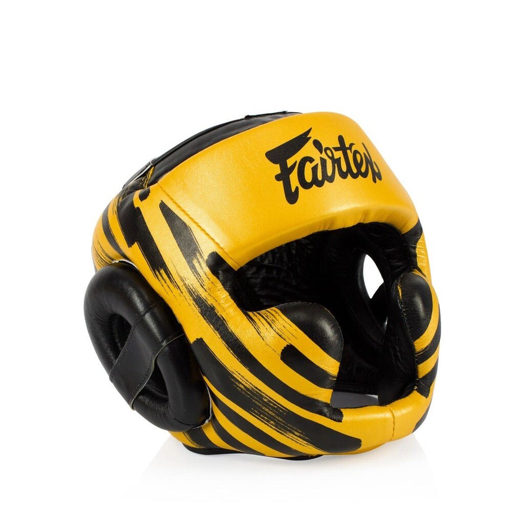 

Защитный шлем Fairtex Microfiber M2, размер L, золотисто-желтый/черный