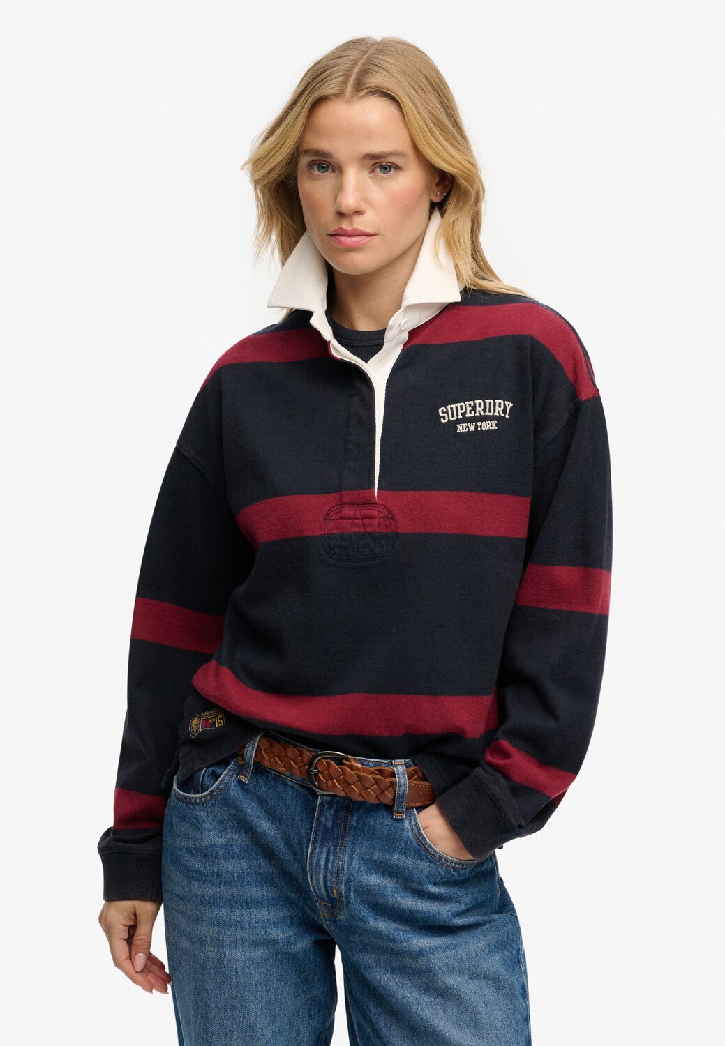 

Superdry & Co Футболка 'Heritage' в цвете Marine Blue