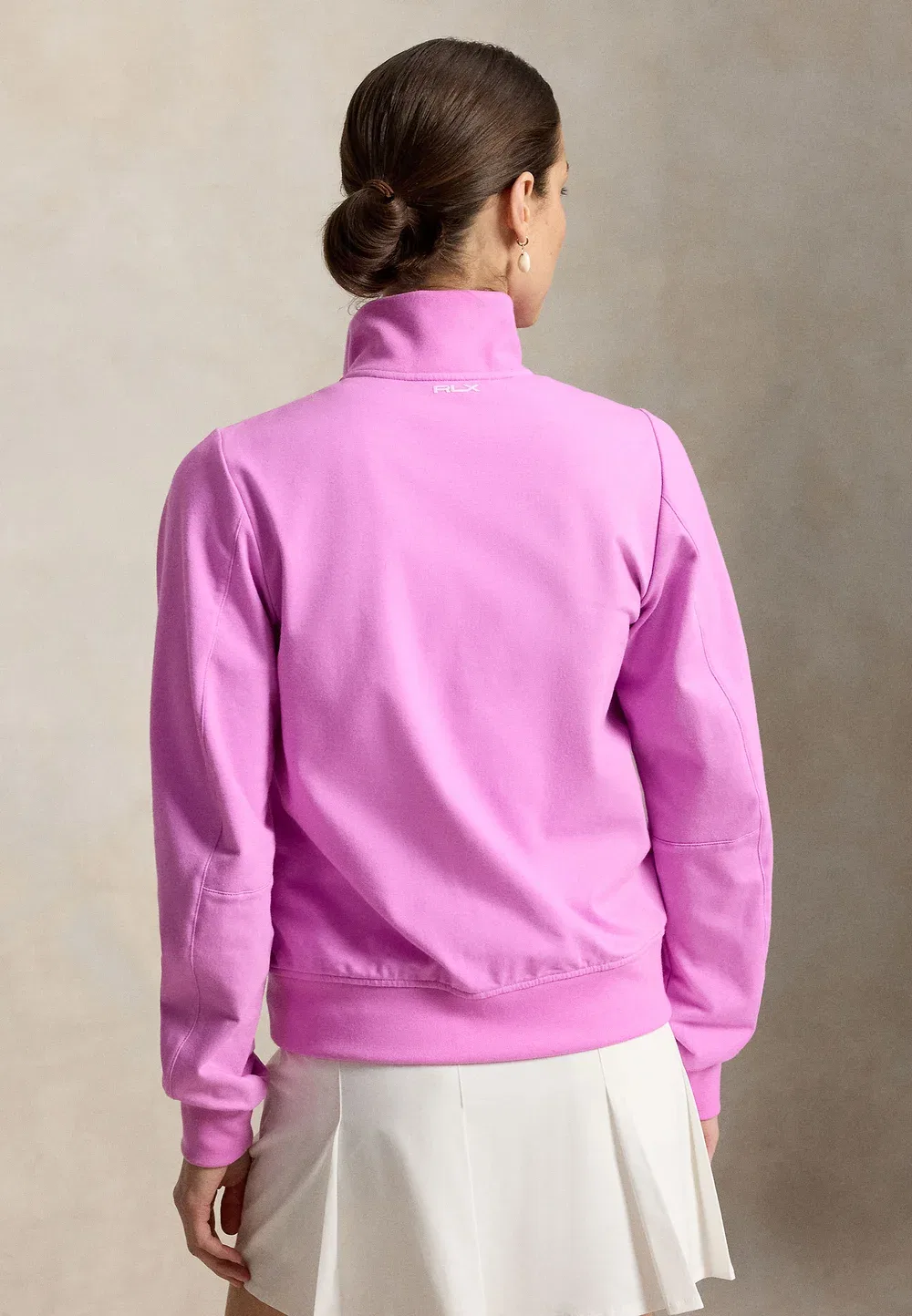 Укороченная стеганая гибридная куртка на молнии - легкая куртка Polo Ralph Lauren, Petal Purple — фото 3