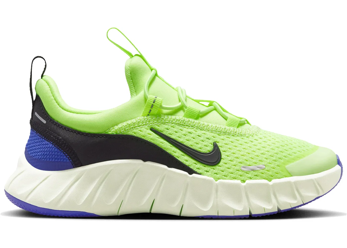Детские кроссовки с контрастными вставками Nike Free Ride Nike, Volt Ice Lapis Volt Tint Black Spruce