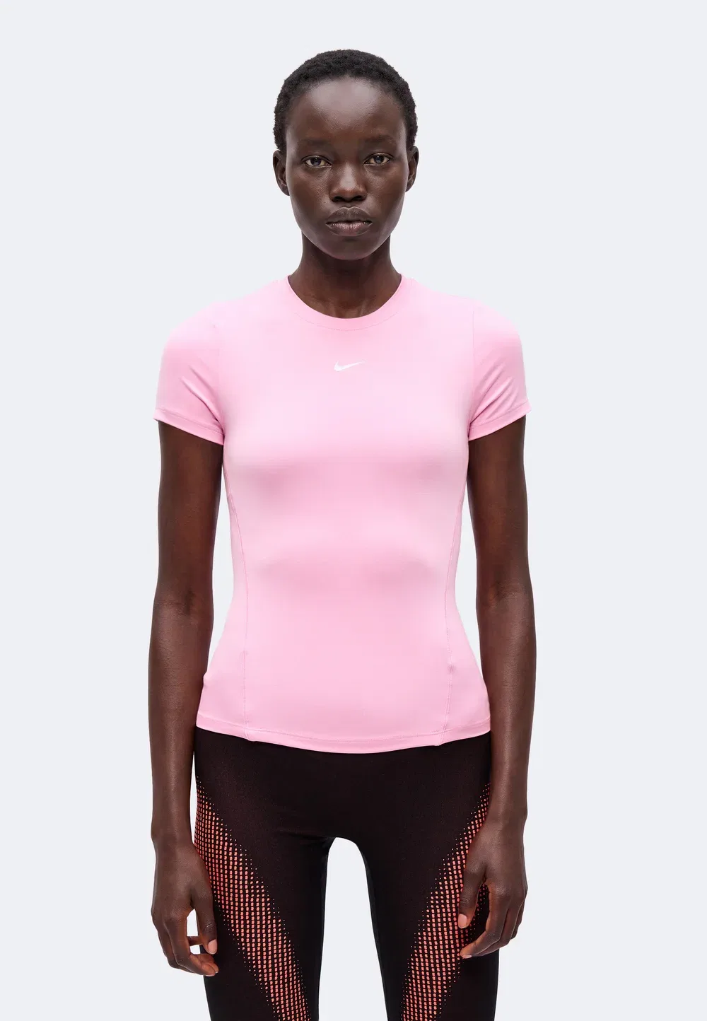 Одна - спортивная футболка Nike Performance, Pink Rise/White