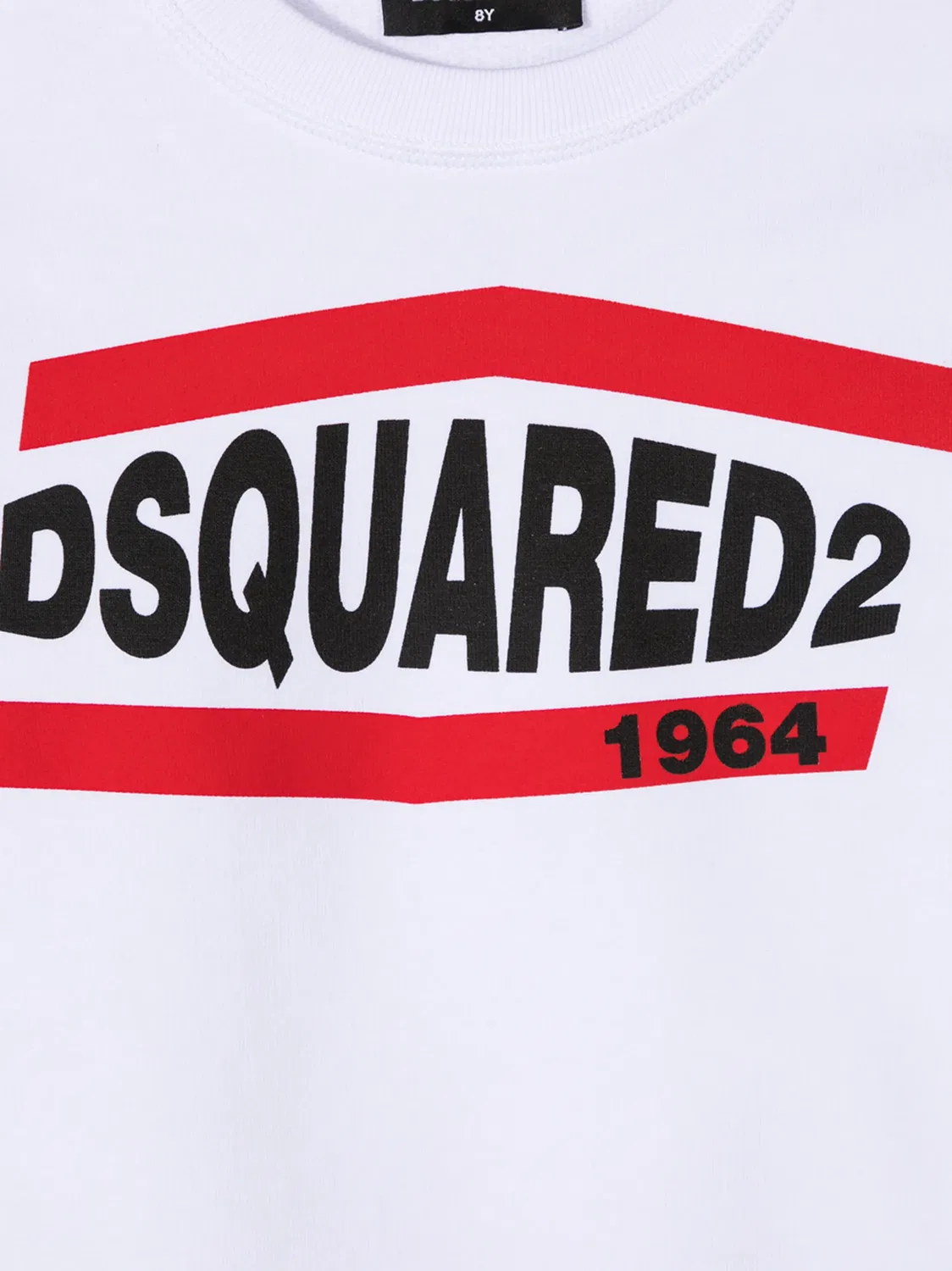 DSQUARED2 Толстовка хлопковая белая — фото 2