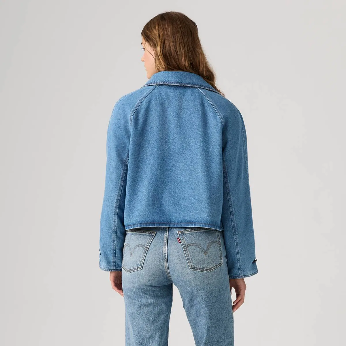 Джинсовая куртка Reversible short trench Levi's, Neutral - Neutral — фото 4