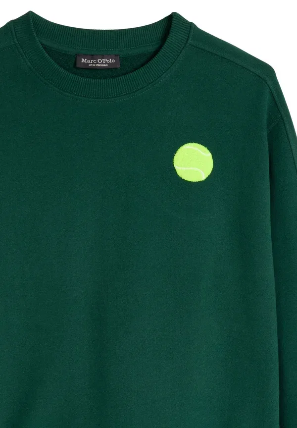 Свитшот хлопковый Unisex, травяной зеленый Marc O'Polo — фото 3